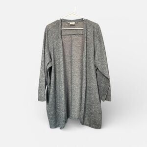 Junarose Gray Open Front Women's Sweater size large